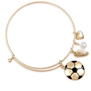 BOUTIQUE ITEM-  SOCCER BRACELET W/ “she believed she could so she did”